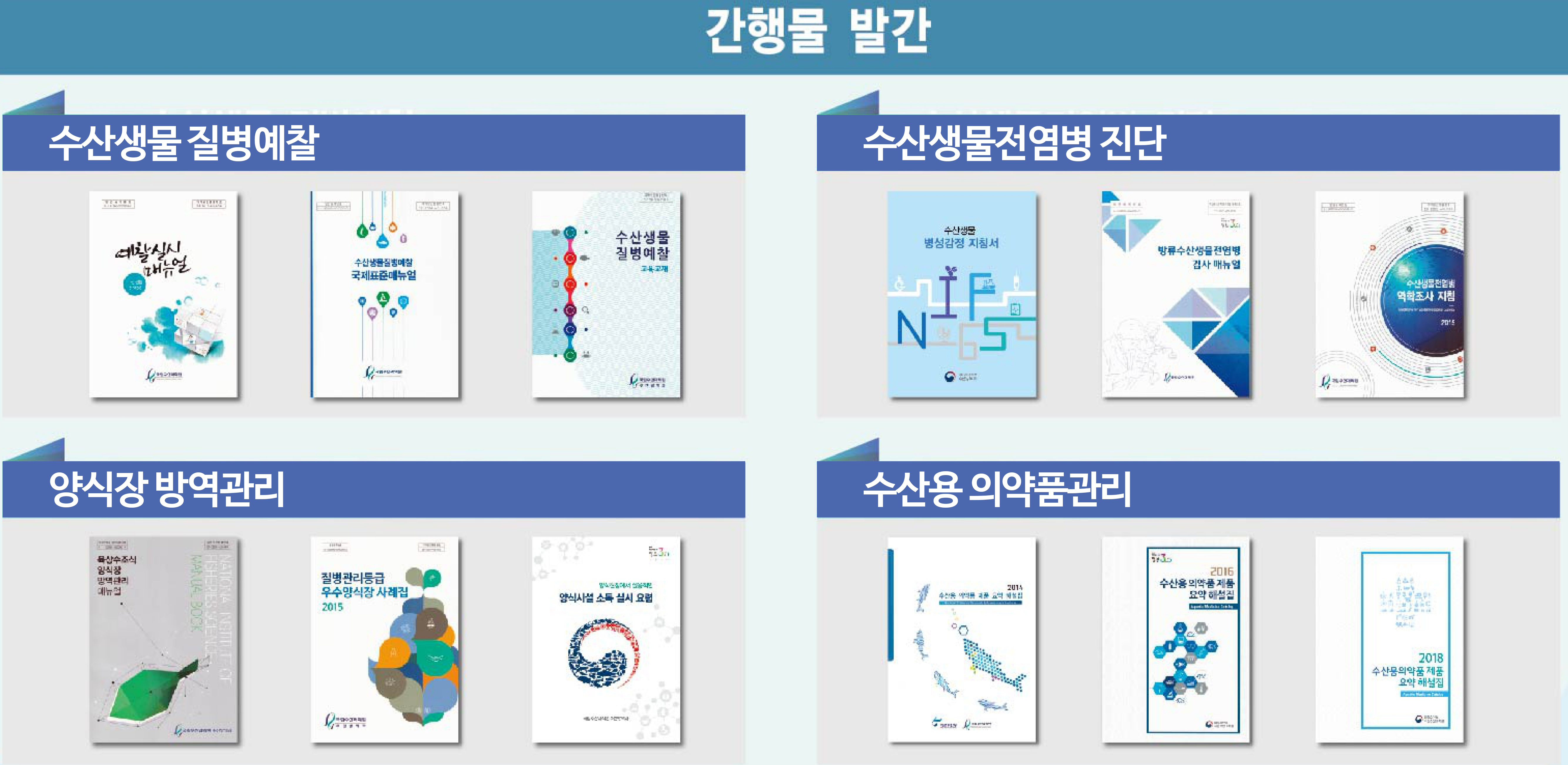 간행물 발간 아래 내용 참조