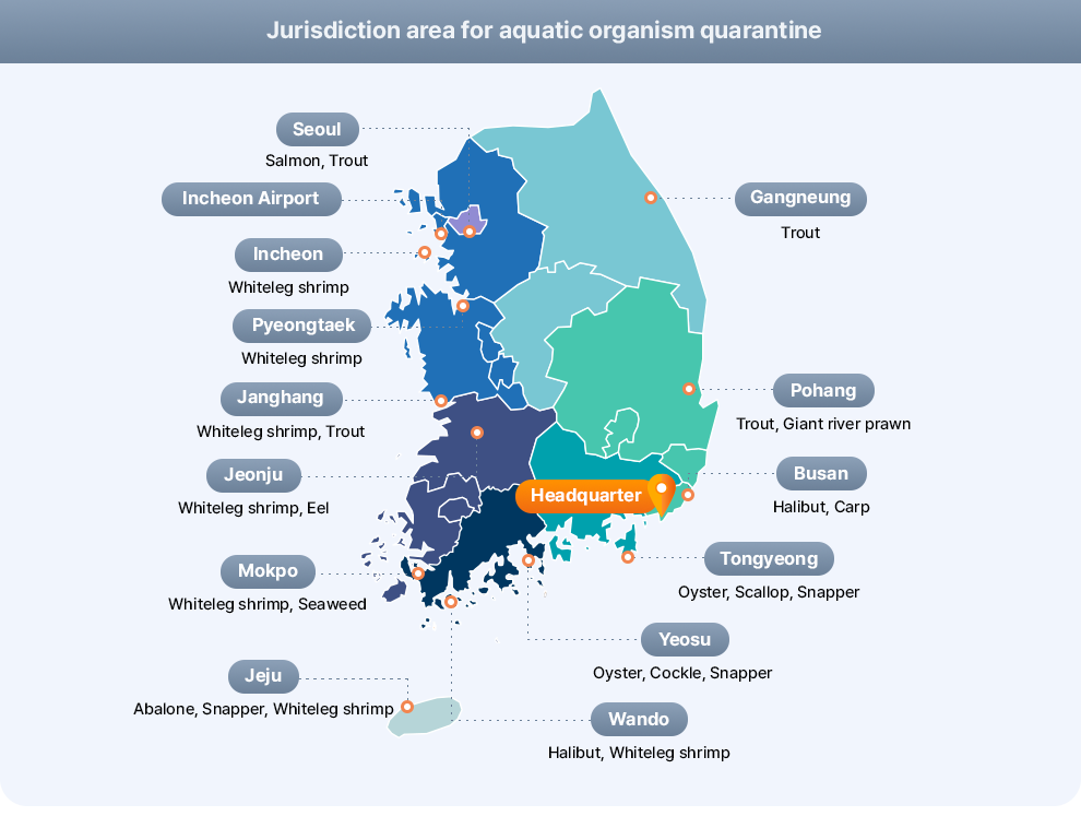 Jurisdiction area for aquatic organism quarantine picture